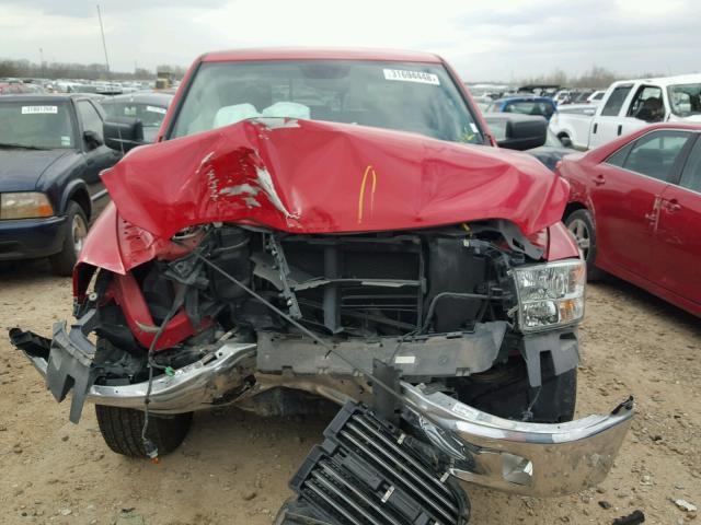 1C6RR7GT5ES173425 - 2014 DODGE RAM Қызыл фото 7