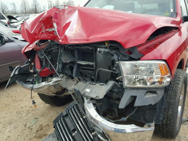 1C6RR7GT5ES173425 - 2014 DODGE RAM Қызыл фото 9