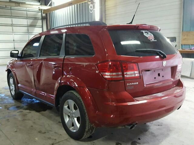 3D4PG5FV9AT176191 - 2010 DODGE JOURNEY SX RED photo 3