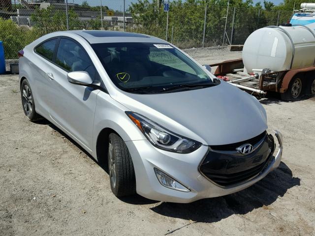 KMHDH6AH2EU027987 - 2014 HYUNDAI ELANTRA CO SILVER photo 1