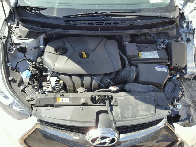 KMHDH6AH2EU027987 - 2014 HYUNDAI ELANTRA CO SILVER photo 7