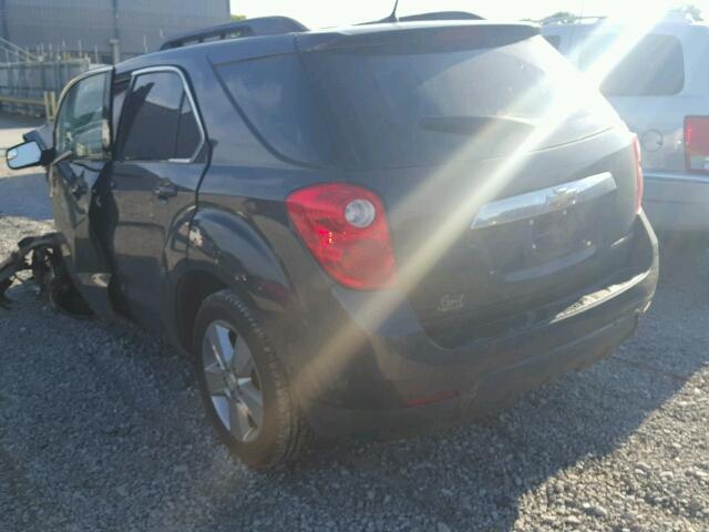 2GNALDEK6D6247640 - 2013 CHEVROLET EQUINOX LT BLACK photo 3