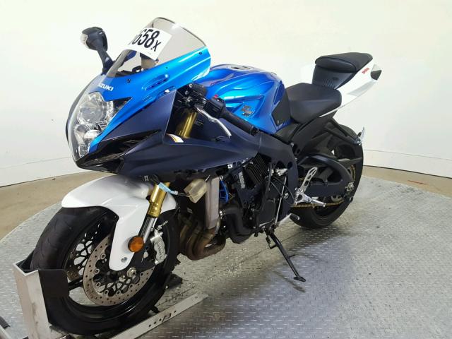 JS1GR7MA8C2101368 - 2012 SUZUKI GSX750 BLUE photo 4