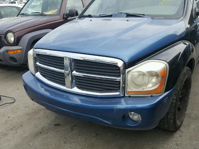 1D4HD48N36F174667 - 2006 DODGE DURANGO BLUE photo 9