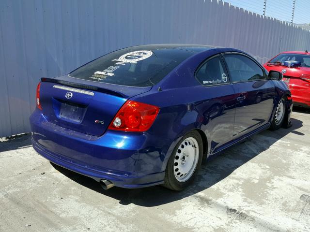 JTKDE177370164065 - 2007 TOYOTA SCION TC 蓝色 照片 4