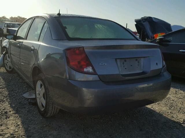 1G8AZ55F57Z208573 - 2007 SATURN ION LEVEL GRAY photo 3