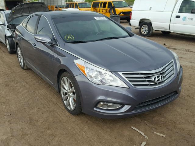 KMHFH4JG1DA246699 - 2013 HYUNDAI AZERA GLS GRAY photo 1