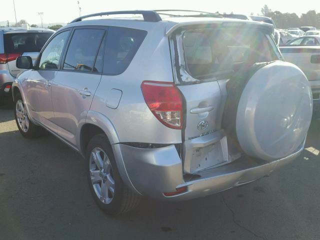 JTMBD32V276030826 - 2007 TOYOTA RAV4 SPORT SILVER photo 3