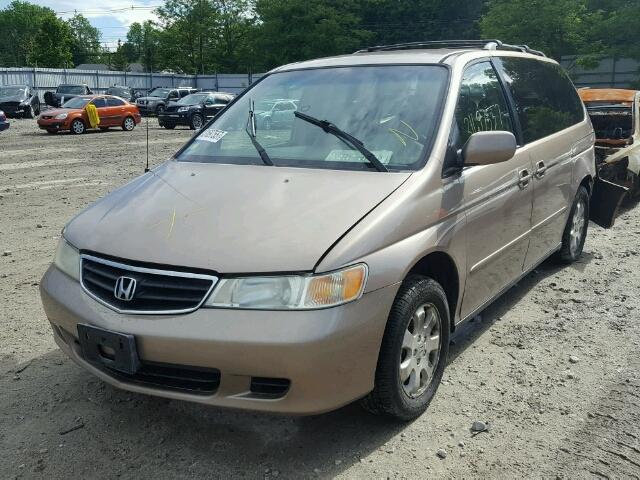 5FNRL18043B023246 - 2003 HONDA ODYSSEY EX BEIGE photo 2