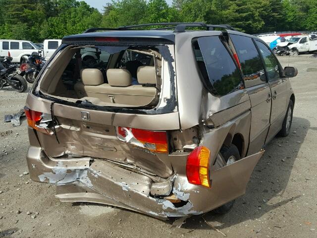 5FNRL18043B023246 - 2003 HONDA ODYSSEY EX BEIGE photo 4