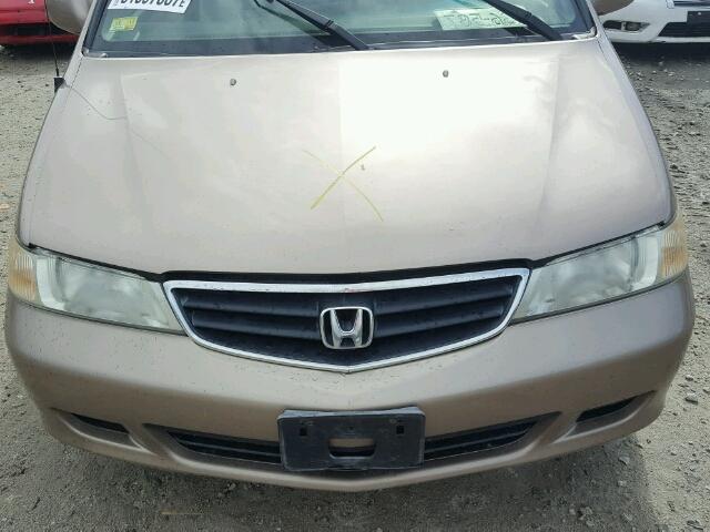 5FNRL18043B023246 - 2003 HONDA ODYSSEY EX BEIGE photo 7