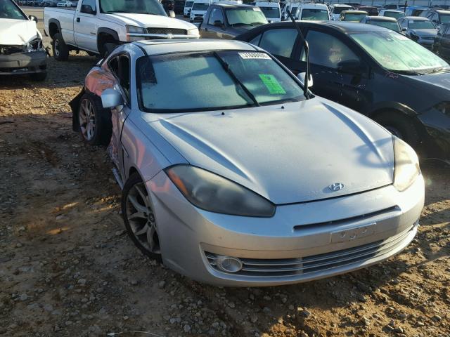 KMHHN66F17U252325 - 2007 HYUNDAI TIBURON GT SILVER photo 1