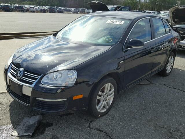 3VWEG71KX7M126624 - 2007 VOLKSWAGEN JETTA WOLF BLACK photo 2