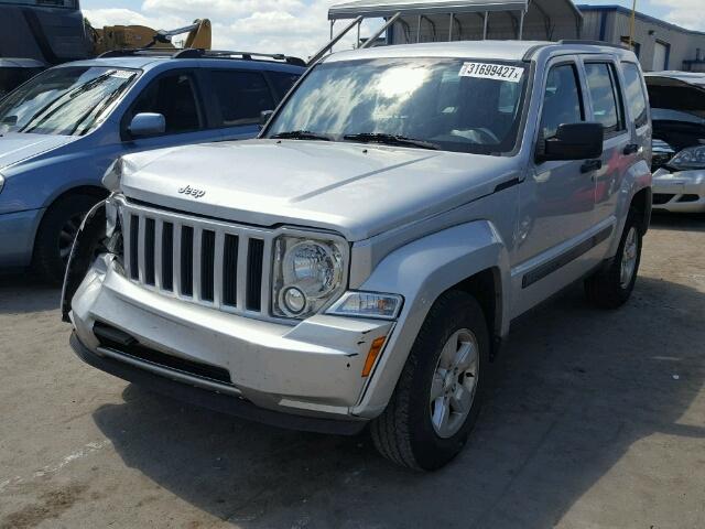 1C4PJLAK4CW113478 - 2012 JEEP LIBERTY SP SILVER photo 2