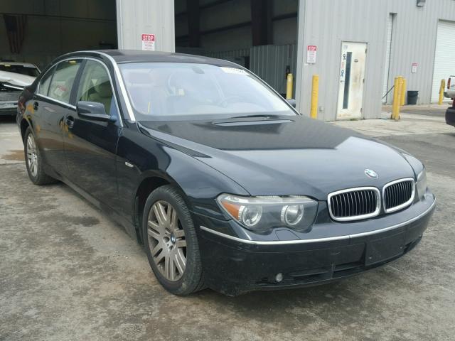 WBAGN63492DR07369 - 2002 BMW 745 LI BLACK photo 1