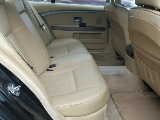 WBAGN63492DR07369 - 2002 BMW 745 LI BLACK photo 6