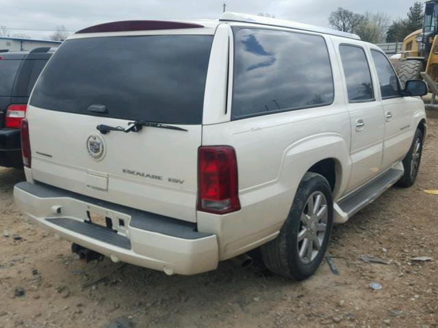 3GYFK66N55G192880 - 2005 CADILLAC ESCALADE E WHITE photo 4