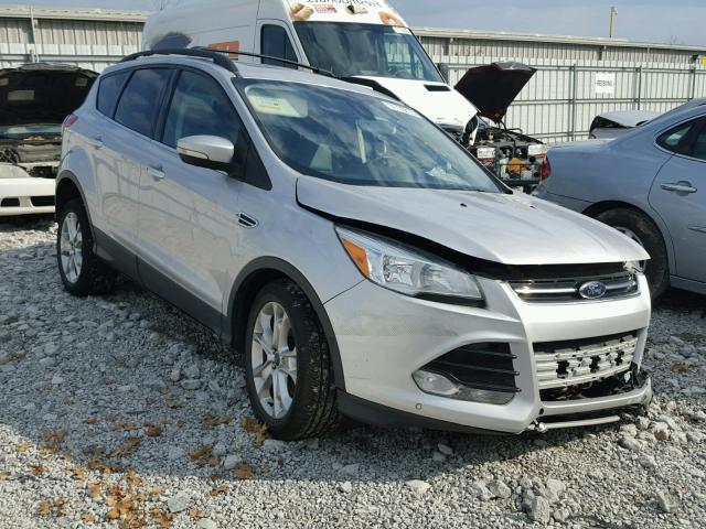 1FMCU9H96DUD26548 - 2013 FORD ESCAPE SEL SILVER photo 1