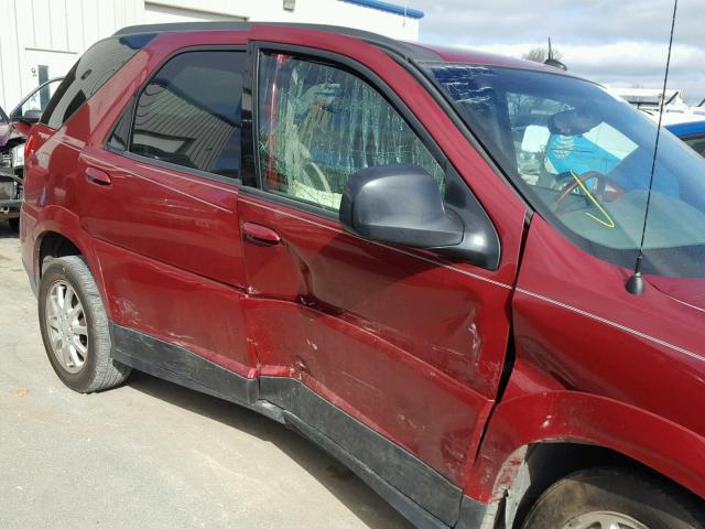 3G5DA03L17S586948 - 2007 BUICK RENDEZVOUS RED photo 9