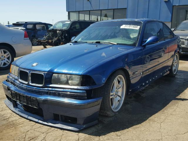 WBSBF9325SEH03944 - 1995 BMW M3 BLUE photo 2