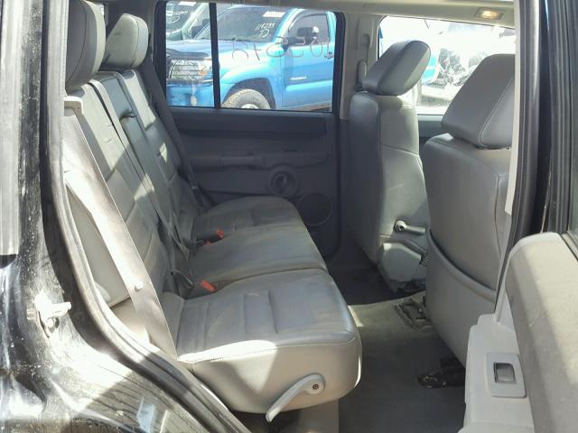 1J8HG48K17C528191 - 2007 JEEP COMMANDER BLACK photo 6