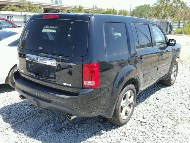 5FNYF4H7XFB021880 - 2015 HONDA PILOT EXLN BLACK photo 4