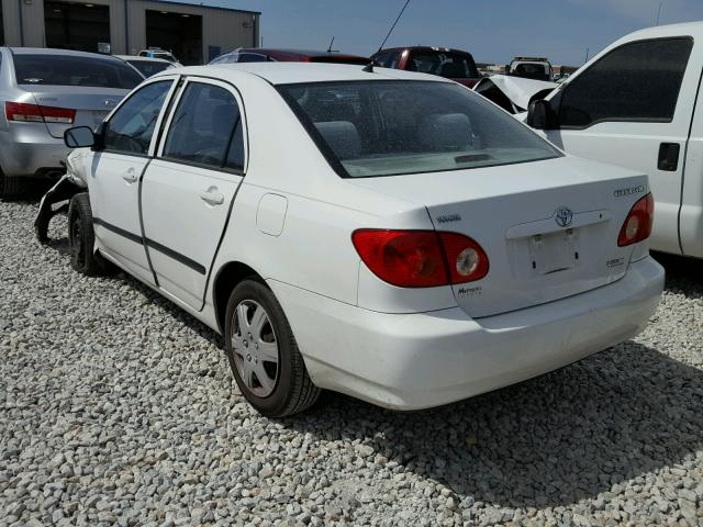 1NXBR32E54Z205798 - 2004 TOYOTA COROLLA CE WHITE photo 3