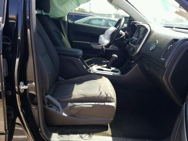 1GCGSCE38G1201338 - 2016 CHEVROLET COLORADO L BLACK photo 5