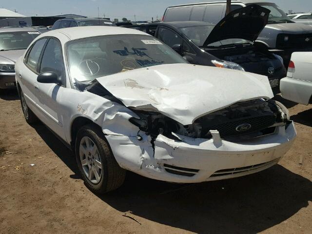 1FAHP53U76A248541 - 2006 FORD TAURUS SE WHITE photo 1