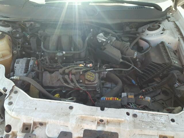 1FAHP53U76A248541 - 2006 FORD TAURUS SE WHITE photo 7