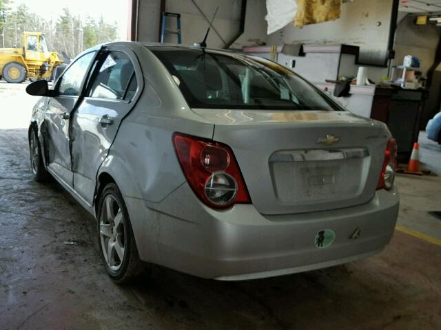 1G1JE5SH8C4152152 - 2012 CHEVROLET SONIC LTZ SILVER photo 3