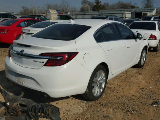 2G4GK5EX0E9247295 - 2014 BUICK REGAL WHITE photo 4