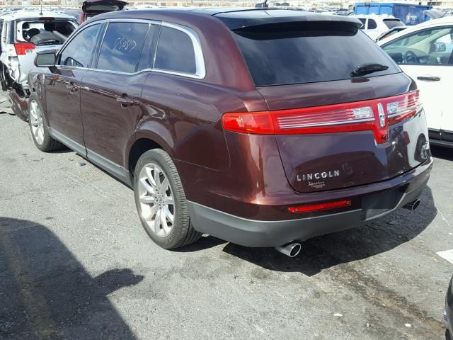 2LMHJ5FR1ABJ13409 - 2010 LINCOLN MKT BURGUNDY photo 3