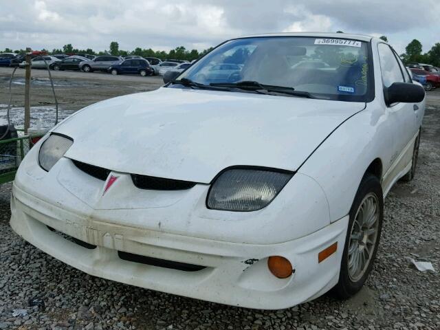 1G2JB124417266431 - 2001 PONTIAC SUNFIRE SE WHITE photo 2