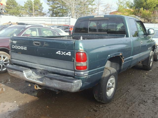 1B7HF13Y51J239208 - 2001 DODGE RAM 1500 GREEN photo 4