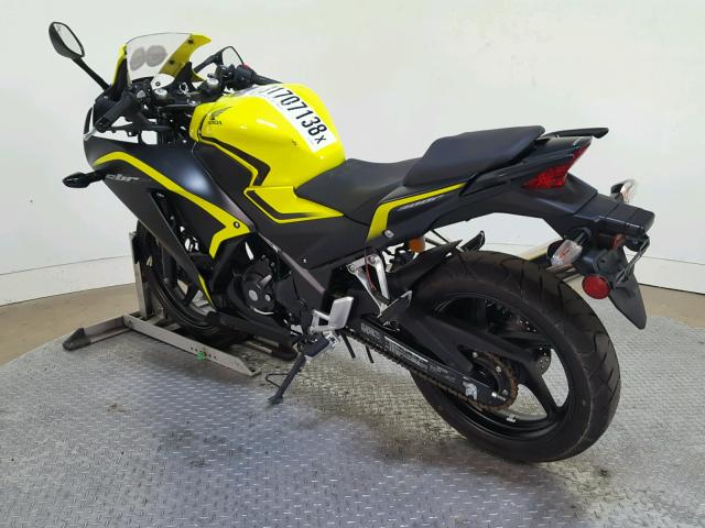 MLHNC5105G5200505 - 2016 HONDA CBR300 R YELLOW photo 6