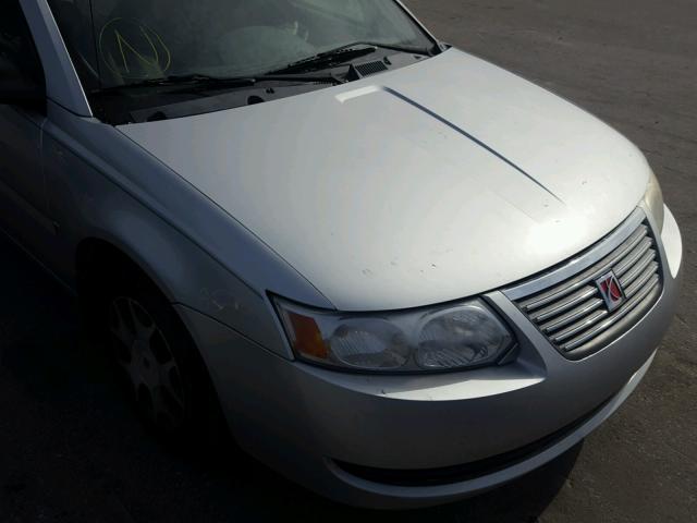 1G8AJ52F35Z108352 - 2005 SATURN ION LEVEL SILVER photo 9