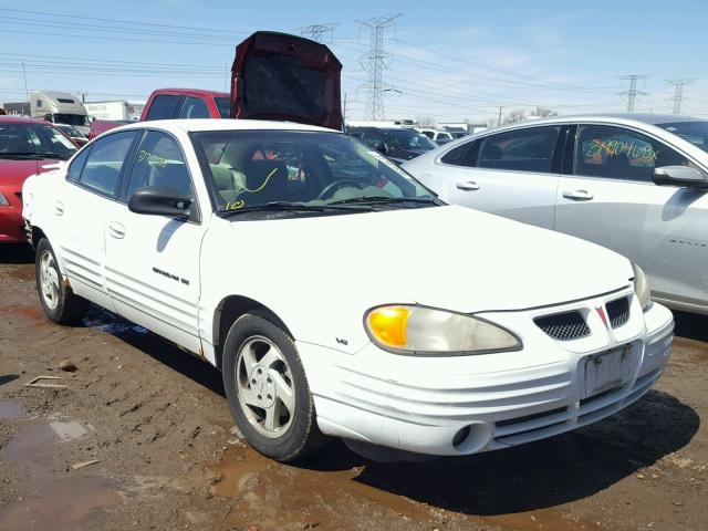 1G2NF52E7YC506319 - 2000 PONTIAC GRAND AM S თეთრი ფოტო 1