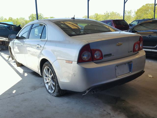 1G1ZE5EU8BF357162 - 2011 CHEVROLET MALIBU LTZ 银色 照片 3