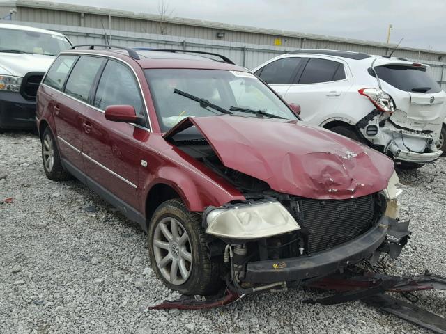 WVWVD63B64E125703 - 2004 VOLKSWAGEN PASSAT GLS RED photo 1