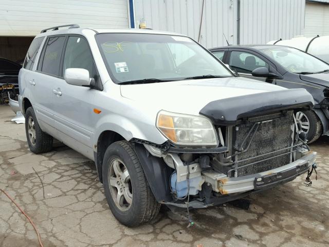 2HKYF18436H534765 - 2006 HONDA PILOT EX SILVER photo 1