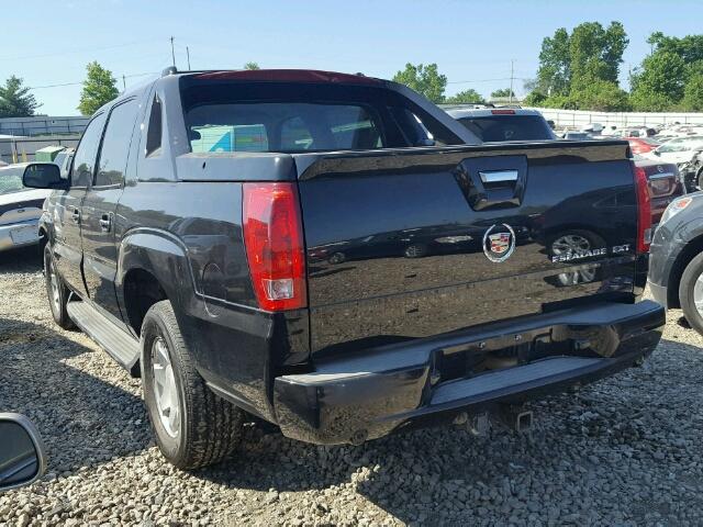 3GYEK62N64G287965 - 2004 CADILLAC ESCALADE E BLACK photo 3