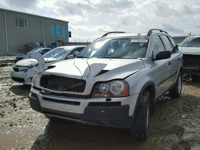 YV1CZ59H341116943 - 2004 VOLVO XC90 SILVER photo 2