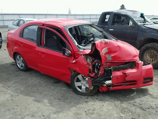 KL1TD5DE2AB127415 - 2010 CHEVROLET AVEO LS 红色 照片 1