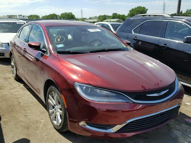 1C3CCCAB2FN547096 - 2015 CHRYSLER 200 LIMITE RED photo 1