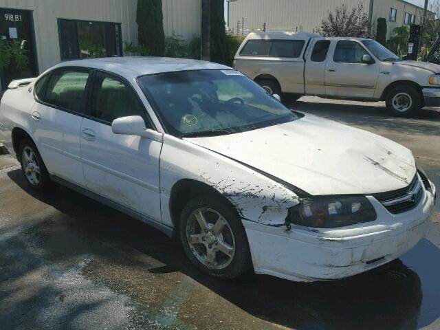 2G1WF52E959106029 - 2005 CHEVROLET IMPALA WHITE photo 1