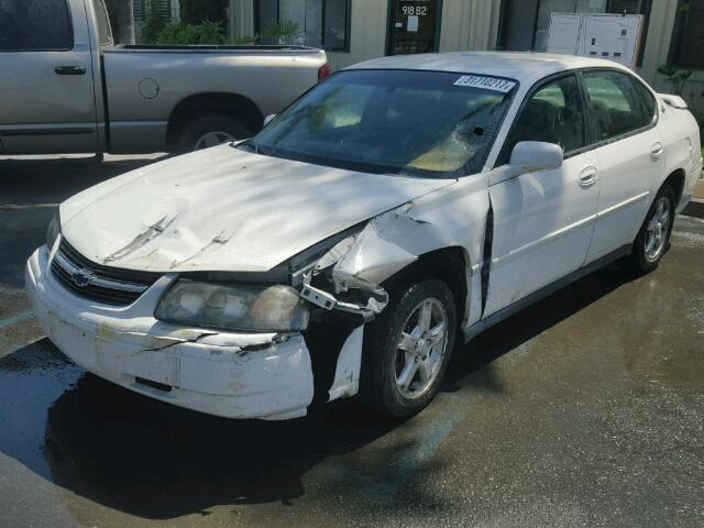 2G1WF52E959106029 - 2005 CHEVROLET IMPALA WHITE photo 2