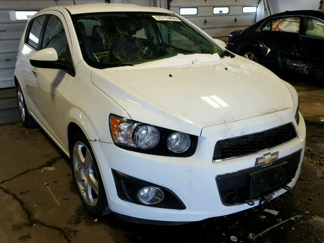 1G1JE6SB2E4201236 - 2014 CHEVROLET SONIC LTZ WHITE photo 1