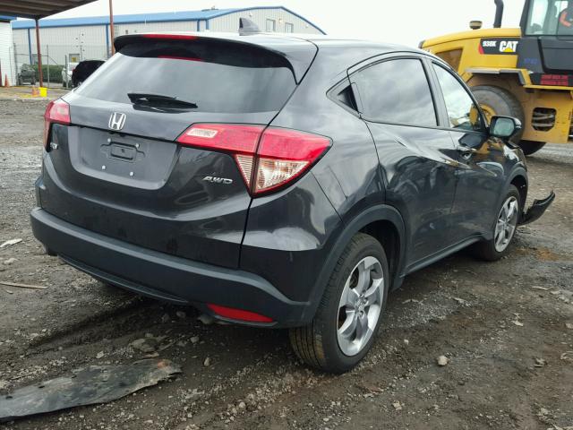 3CZRU6H52HG709643 - 2017 HONDA HR-V EX BLACK photo 4