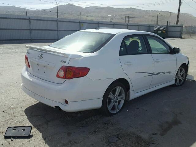 1NXBE40EX9Z014759 - 2009 TOYOTA COROLLA XR 白色 照片 4